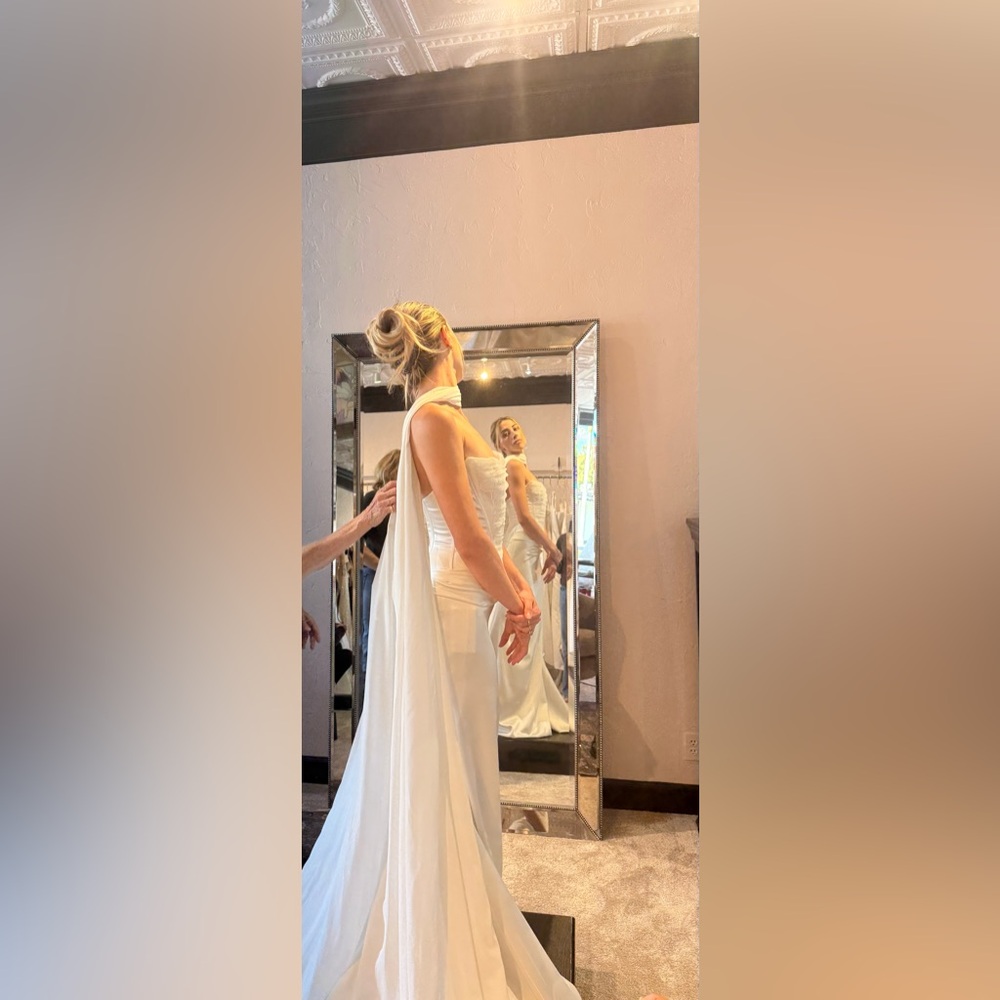Ines Di Santo - Liron scarf
Elegant White Bridal Scarf
